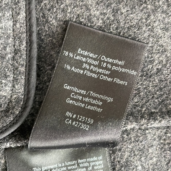 Mackage Grey Wool Melange Jacket | XXS - Picture 9 of 10